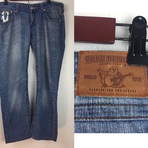 True Religion Painted Horseshoe Flap Altered